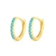 thumbnail image 1 of 2 uds pendientes de aro mínimos de acero inoxidable cristal Zirconia pequeño Huggie pendiente de cartílago fino Helix Tragus joyería Piercing, 1 of 4