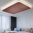 thumbnail image 2 of Dark Brown Magnetic Fluorescent Light Covers for Ceiling Lights 2x4Ft, Vintage Country Monochrome Chocolate Color Office Classroom Kitchen Drop Ceiling Light Covers Filters Shade Panel 1 Pack, 2 of 9