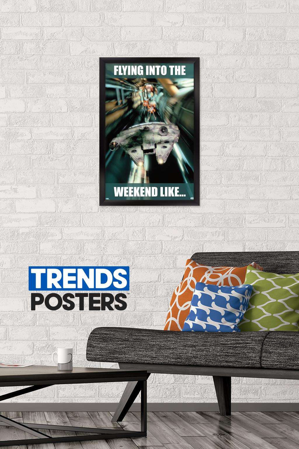 Star Wars: Saga - Weekend Wall Poster, 14.725" x 22.375", Framed