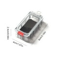 thumbnail image 2 of Caja de aparejos de pesca expandible de 4 piezas, luminosa, impermeable, magnética (rojo y blanco), 2 of 3