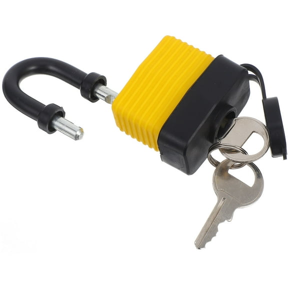 OUNONA 1 Set Heavy Duty 40mm Weatherproof Outdoor Padlock with Key for Sheds Storage Units Gym Lockers and Fences