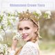 thumbnail image 2 of Mujeres Faux Crystal Queen Crowns Tiara, Princess Rhinestone Tiaras, Novia Boda Fiesta de cumpleaños Cosplay Accesorios para el cabello, Tono dorado Amarillo, 2 of 7
