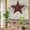 Brown Khaki, variant on Rainbow Window Privacy Film, Red Texas Star Vintage Static Cling Window Film PVC, Farmhouse Berry Grey Wooden No Glue UV Blocking Glass Covering, Removable Stained Glass Sticker 23.6''x59''