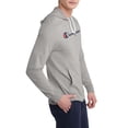 thumbnail image 4 of Champion Men's and Big Men's Middleweight T-Shirt Hoodie, Sizes up to 2XL, 4 of 6