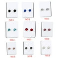 thumbnail image 6 of SANAG 5 Pair Crystal Non Piercing Clip on Magnetic Ear Studs Mens Womens Magnet Fake Earrings, 6 of 9