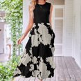 thumbnail image 4 of Femmes Robe Élégante Mode Irrégulière Robe Fendue Casual Simple Vacances en Bord de Mer, 4 of 7