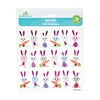 Way To Celebrate Easter Foil Stickers, Bunnies, 18 Count