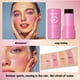 thumbnail image 2 of Fruit Jelly Blush,Jelly Cheek Blush Lip Cheek Lip Tint Maquillaje de Contorno Hidratante de Larga Duración 2 Rojo, 2 of 5