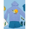 thumbnail image 3 of Moon And Rocket Hoodie Juniors -Image by Shutterstock,  x-Large, 3 of 4