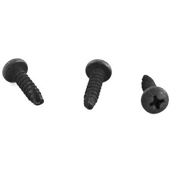 #6 x 1/4" Type 25 Thread Cutting Screws / Phillips / Pan Head / Steel / Black Oxide - 10000 Piece Carton