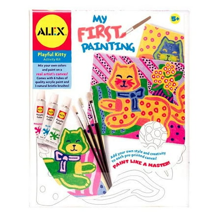 Alex Playful Kitty Painting