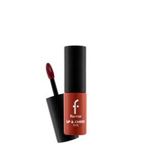 Flormar Lip & Cheek Tint - Matte and Lasting Water Based Liquid Lip/Cheek Tint - 002 Kiss Lip&Cheek
