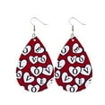 thumbnail image 1 of Guardurnaity Pendientes de cuero con purpurina, gota de agua, colgante para el oído, joyería exagerada para el Día de San Valentín, pendiente colgante Ropa, zapatos y accesorios Miscelánea tipo 4 Guardurnaity AP010056-04, 1 of 6