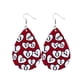 thumbnail image 1 of Sonducket Pendientes de cuero con forma de gota de agua, pendientes colgantes rojos para el Día de San Valentín, adornos para mujeres y niñas, regalo Ropa, zapatos y accesorios Miscelánea tipo 4 Sonducket AP010056-04, 1 of 6