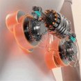 thumbnail image 4 of Electric Lumbar Traction Massager Adjustable Vibration Waist Massager Waist Spine Support Back Massa, 4 of 5