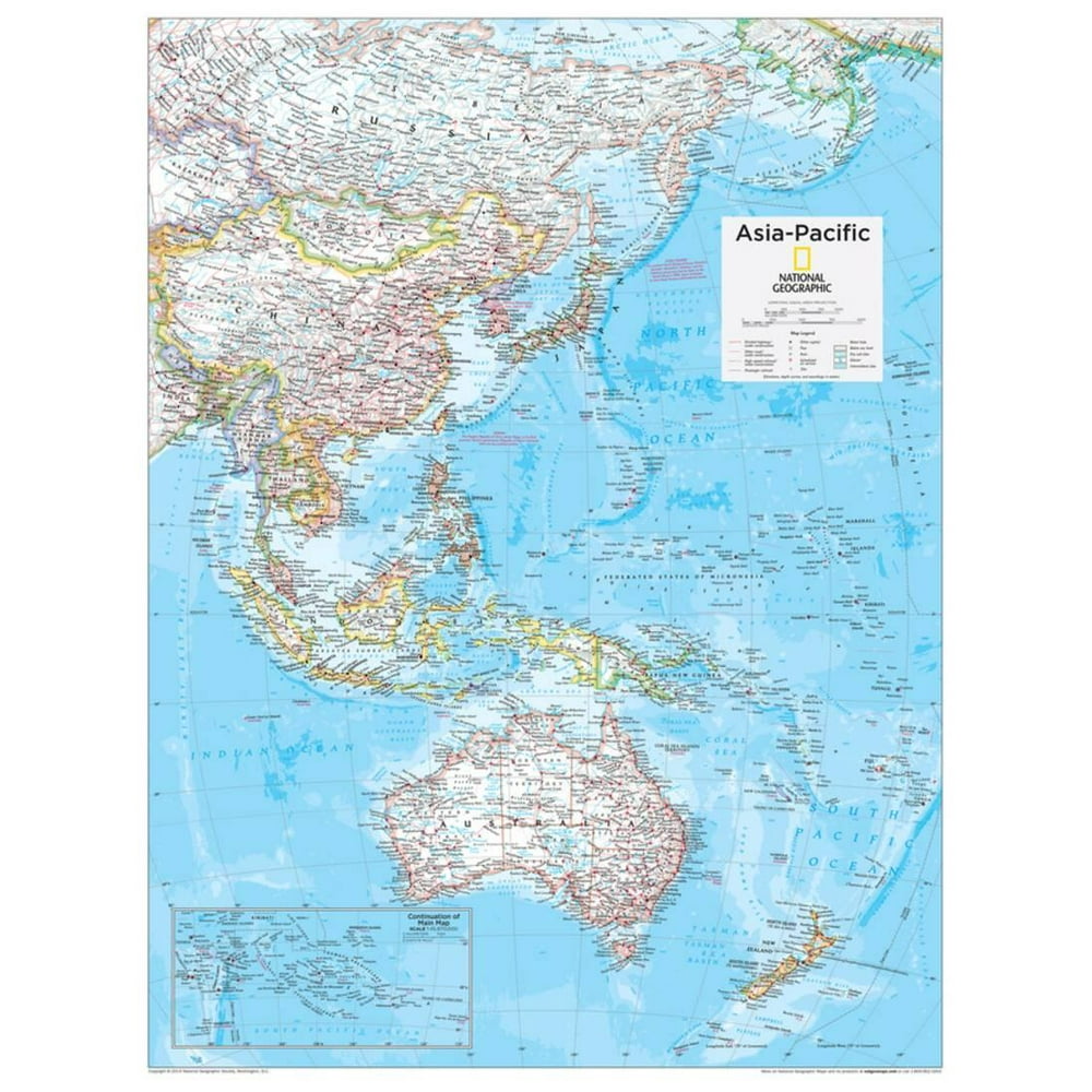 2014 asia pacific national geographic atlas of the world