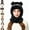 Black B-aldult, variant on 2026 New Bear Mask Cap, Machine Washable Cute Bear Ear Balaclava Cap, Outdoor Windproof Warm One Piece Scarf and Mask Set(Black B-child)