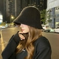 thumbnail image 3 of Classic Warm Bucket Hat for Women Beanies for Women Berets Fall Winter Hat Womens Snow Cap Handwear Travel Outdoor, 3 of 7