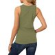thumbnail image 3 of Túnica camisetas sin mangas para las mujeres NOVEDAD DE VERANO 2023, camisetas informales con cuello en V, sin mangas, de talla grande, elegantes para mujer, camisetas sin mangas (Green, XXXL), 3 of 6