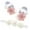 A-White93, variant on JAJAHO Toddler Baby Girls First Walking Shoes Knitted Bowknot Floral Princess Hook And Loop Flats With Headband 2PCS Set Soft Sole Stylish Shoe