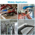 thumbnail image 6 of Uxcell OD Tri Clamps Tube, Spool Tube with Clamp Ends Stainless Steel Exhaust Pipe 1 pack Pipe OD=51, Ferrule OD=64, L=100mm, 6 of 6