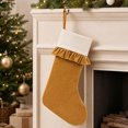 thumbnail image 7 of Large Christmas Stocking Non-Woven Hanging Decoration Gift Pouch for Fireplace Mantel Tree Wall Holiday Home Ornament, 7 of 7