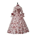 thumbnail image 3 of Women's Victorian Rococo Dress Inspiration Maiden Costume Rococo Floral Dress, 3 of 6