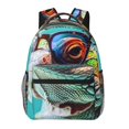 thumbnail image 1 of Easygdp Stylish Sunglasses Iguana Mochila Ergonómica Versátil para Laptop - Múltiples Bolsillos, Correas Ajustables, Unisex para Escuela, Viajes y Actividades al Aire Libre-One Size, 1 of 5