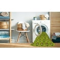 thumbnail image 2 of Ahgly Company Machine Washable Indoor Square Transitional Olive Green Area Rugs, 6' Square, 2 of 7