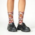 thumbnail image 4 of Fuzoiu Maneki-Neko Cats Print Kids Socks For Boys Girls,Grip Crew Socks with Non Slip,Lightweight Stretch Crew Socks,Toddlers Crew Boot Socks, 4 of 5