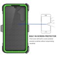 thumbnail image 6 of Ebizware Samsung Galaxy S24 Plus Phone Case with [Built-in Screen Protector] and Swivel Holster Belt Clip, Military Grade Heavy Duty Protective Defender Kickstand Cover for Galaxy S24 Plus - Green, 6 of 9