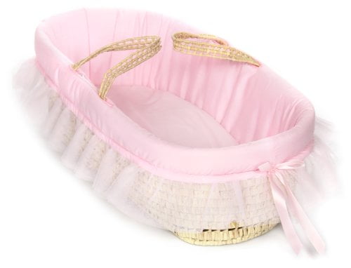 dolls wicker moses basket