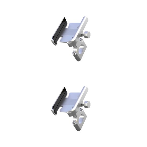 Scienceny Soporte Universal para teléfono antichoque para bicicleta, soporte para teléfono inteligente de aleación de aluminio para Type2 NO2