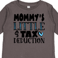 thumbnail image 4 of Inktastic Mommy's Little Tax Deduction Blue Hearts Boys or Girls Long Sleeve Toddler T-Shirt, 4 of 5