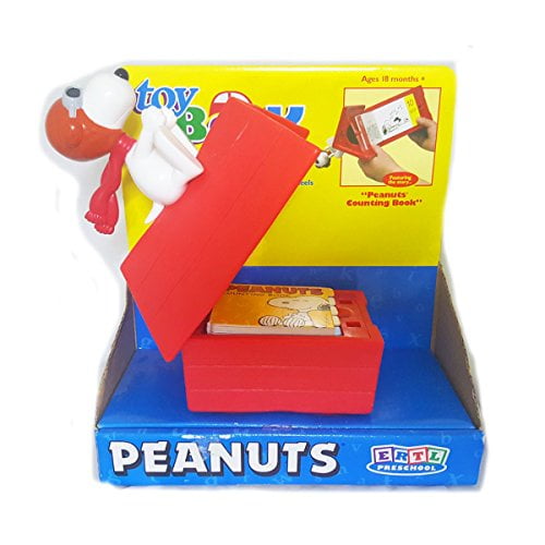 Peanuts ERTL Preschool Toy Book 2 in 1 Book and Toy with Wheels 18M