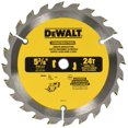 thumbnail image 1 of DEWALT Circular Saw Blade, 5 3/8 Inch, 24 Tooth, Wood Cutting (DW9054), 1 of 1
