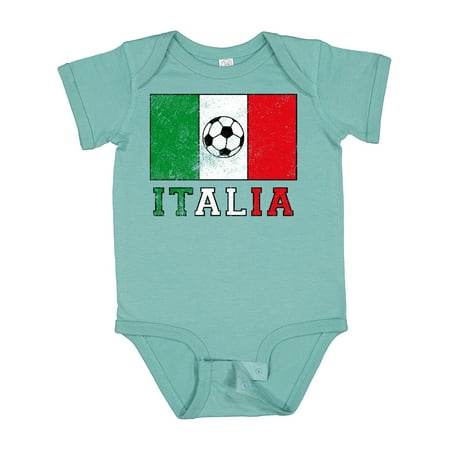 

Inktastic Italian Soccer Gift Baby Boy or Baby Girl Bodysuit