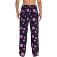 thumbnail image 7 of Salouo Pink Planets And Stars Print Pajama Pants for Men, Lounge Pants Elastic Waistband Casual Men's sleepwear Loungewear Sleep Pajama Pant -XX-Large, 7 of 7