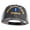 Black, variant on U.S. Army 8th Infantry Division Embroidered Low Profile Special Cotton Mesh Cap - Navy OSFM