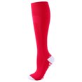 thumbnail image 1 of Compression Socks Football 20-30 mmHg Support Recovery Moisture Wicking Black, 1 of 10