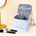 thumbnail image 5 of ONLYEOR Nail Polish Organizer Bag, Nail Polish Carrying Case, Double-Layer Nail Polish Storage Bag, Gel Polish Travel Storage Bag for Nail Kit, Gift for Manicurist, Girls (A), 5 of 7