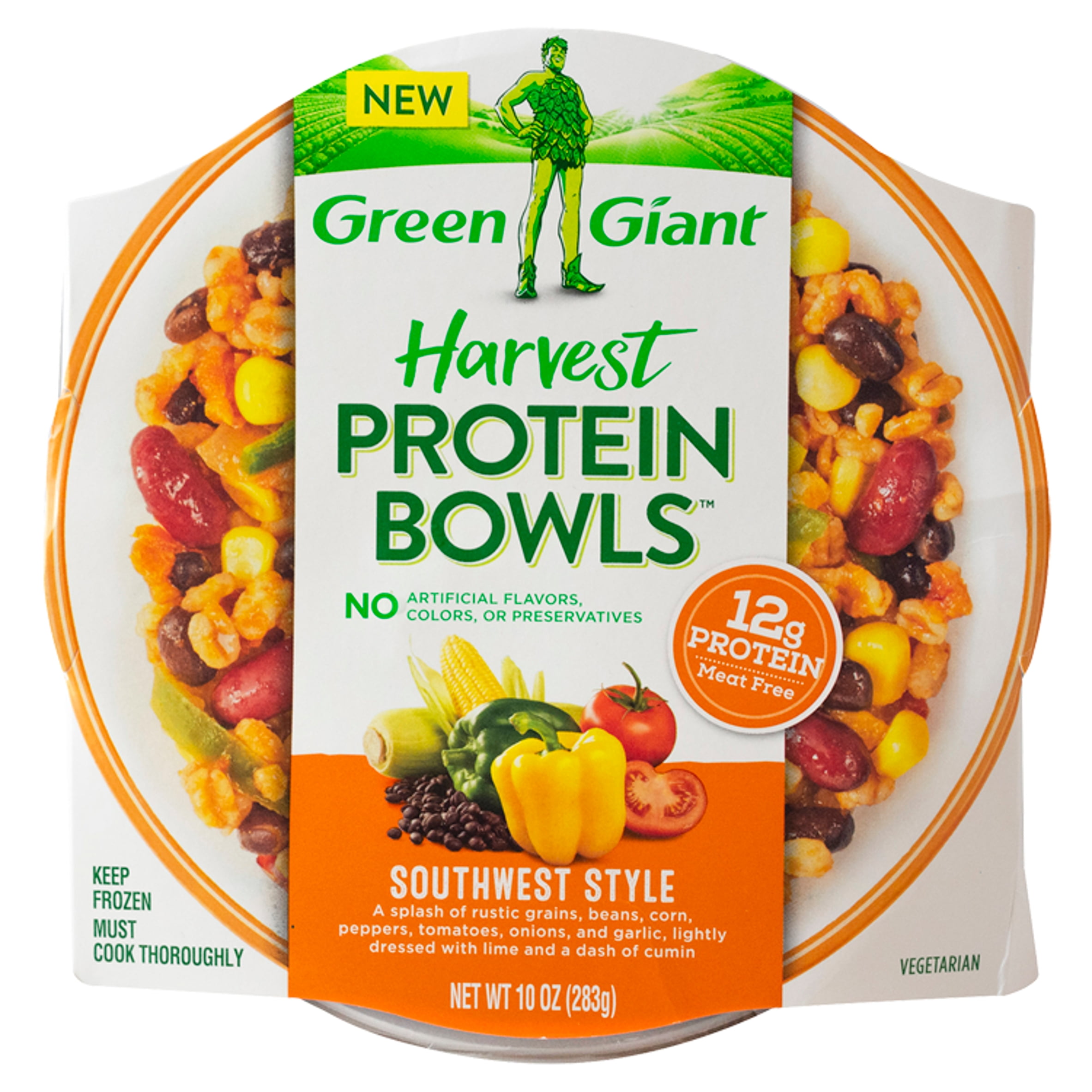 Green Giant Harvest Protein Bowls Southwest Style Meal, 10 oz Walmart