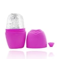 thumbnail image 1 of Vogacara Molde de cubitos de hielo para la cara, línea fina, hinchamiento de ojos, bola de glaseado Facial, molde rodante, masajeador de contorno Tratamientos faciales Rosa roja Vogacara CE013468-04, 1 of 6
