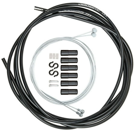 KALLORY 1Set Plastic Universal Brake Cable for Bicycle with 2.5m 2m Variable Tube 1.1m .7m Cables