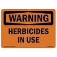 thumbnail image 1 of SignMission OS-WS-A-1218-L-12171 Panneau d'Avertissement OSHA 12 x 18 Po - Herbicides en Cours d'Utilisation, 1 of 1
