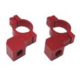 thumbnail image 4 of 1Par Soporte Pinza Montaje En Espejo Manilr de Moto Motocicleta Roja 10 Mm Sunnimix soporte de espejo de motocicleta, 4 of 4