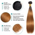 thumbnail image 4 of Hair Bundles Niciitysi 1B/30 Ombre, marrón liso, 50-60 cm, 4 of 9