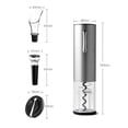 thumbnail image 2 of Electric Wine Opener, Automatic Electric Wine Bottle Corkscrew Opener with Foil Cutter, Rechargeable (Stainless Steel), 2 of 3