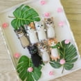 thumbnail image 4 of HomeLife Doll Knitting Kit of Cat Pattern Handmade Kitten Wool Felt Diy Material Bag 1 Set, 4 of 13