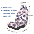 thumbnail image 3 of Yiaed Tropics Palm Trees Print Car Seat Covers,Universal Auto Seats Protector Fits for Car,SUV Sedan,Truck,Automotive Seat Covers & Accessories, 3 of 5